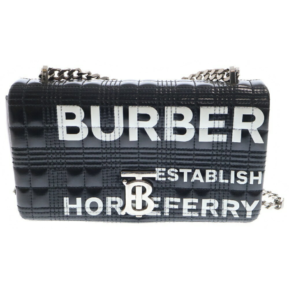 BURBERRY Horseferry Quilted Shoulder Bag Book